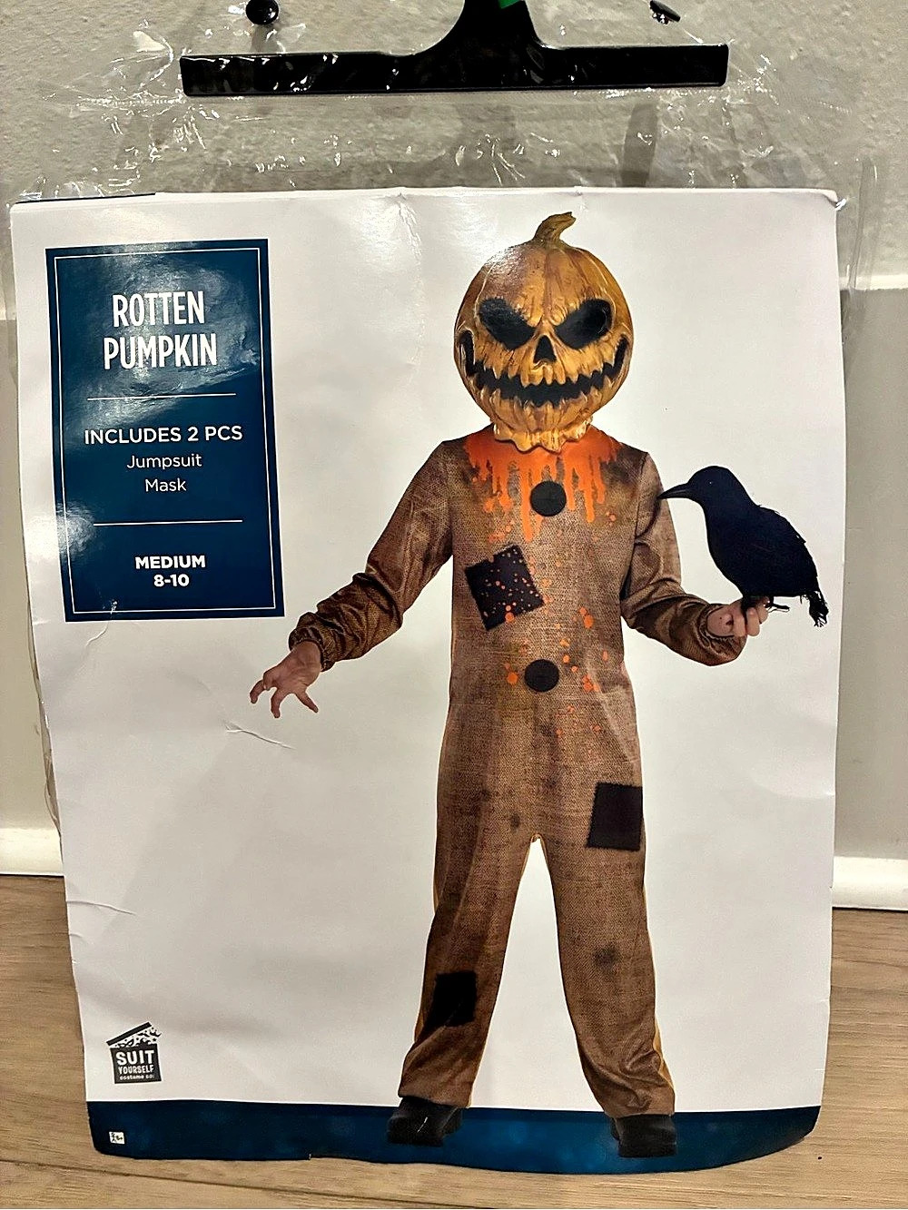 Suit Yourself Rotten Pumpkin Costume Brown & Orange Medium